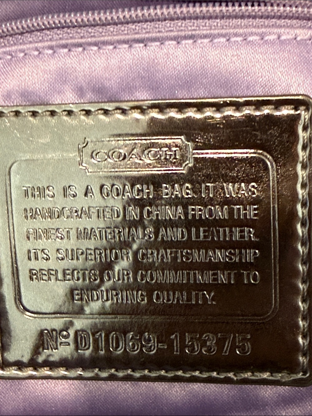 Coach Blue Navy and Light Blue Signature Tote - Picture 14 of 14